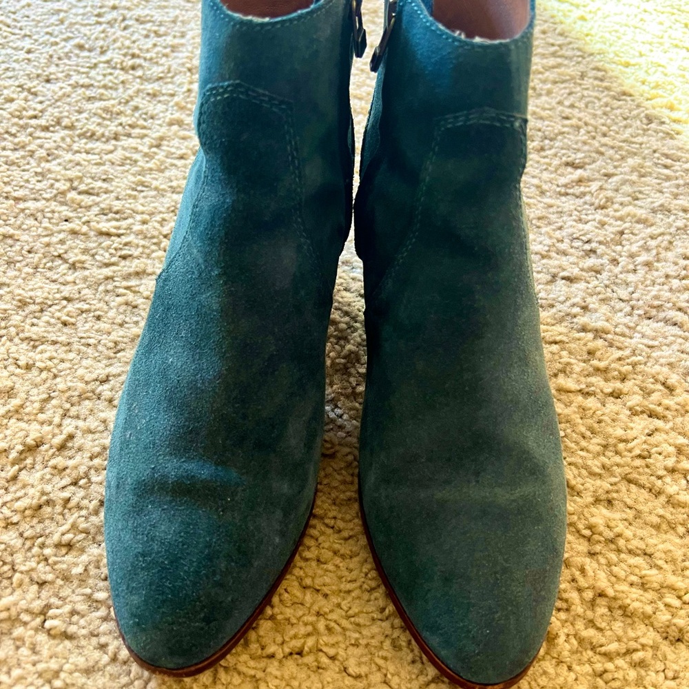 Madewell Western Seude Boot, Size 9